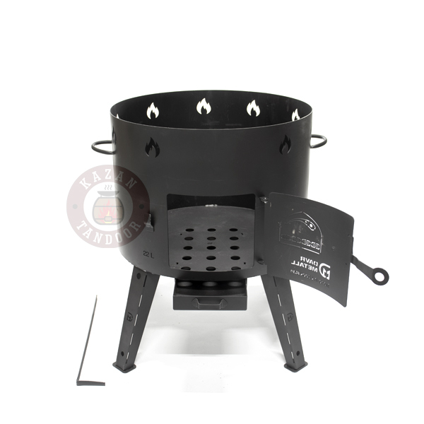 KOTLINA S POPELNÍKEM PRO KOTLÍK 22L 49CM