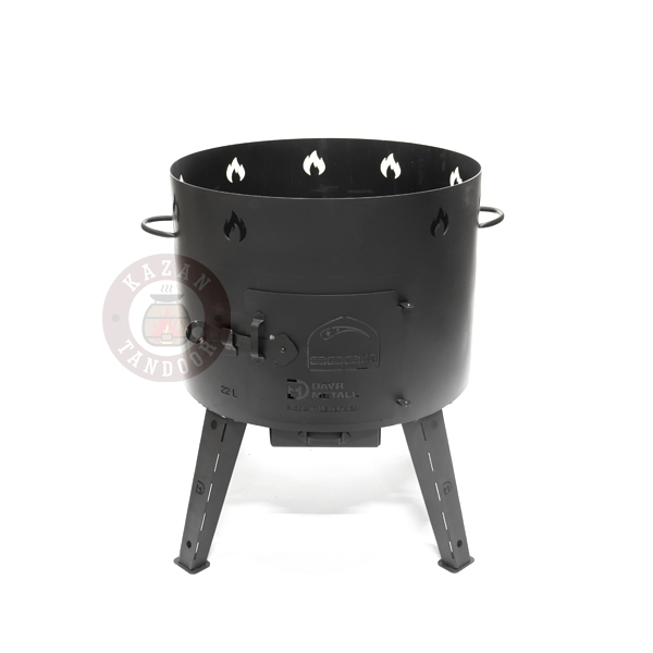 UCZAG Z POPIELNIKIEM DO KAZANA 22L 49CM