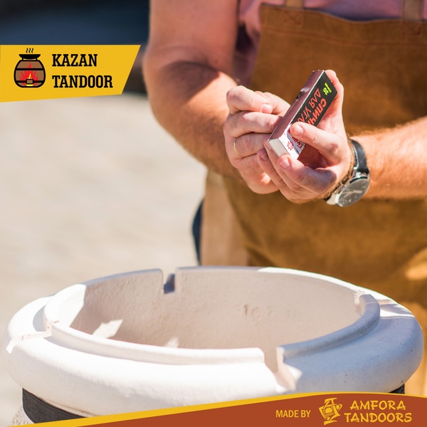 piec tandoor ATAMAN rozpalenie