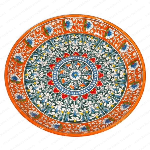 TALÍŘ UZBECKÝ "ORNAMENT" 37cm.