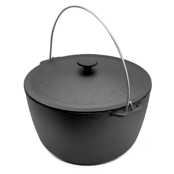 PAIOLO IN GHISA 10L CON COPERCHIO